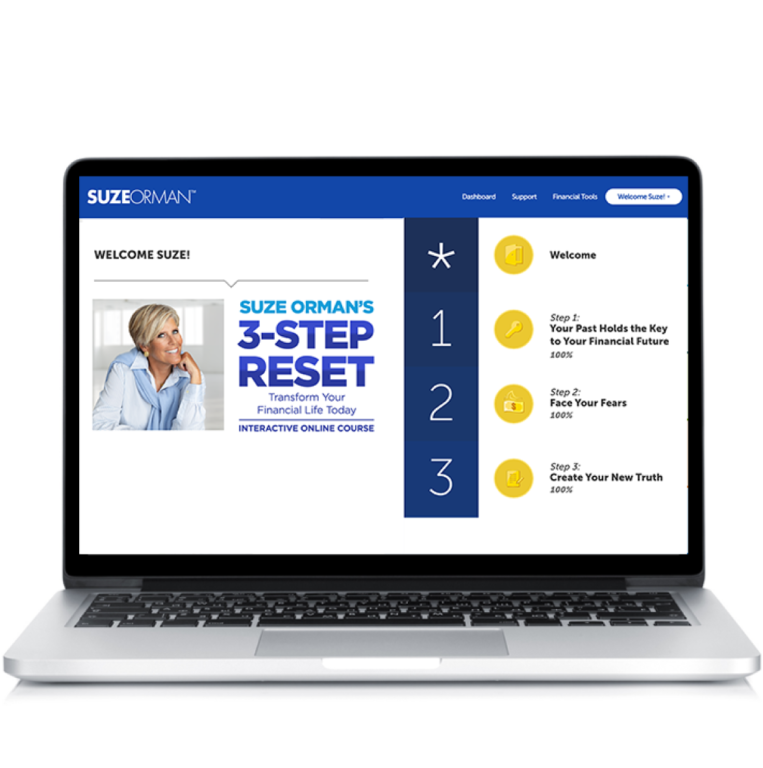 Suze Orman's 3 Step Reset Online Course